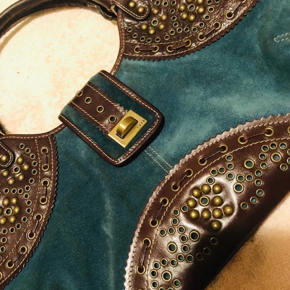 Rafe New York Suede Embellished Bag